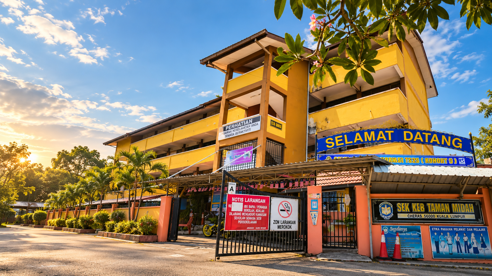 Background Sekolah